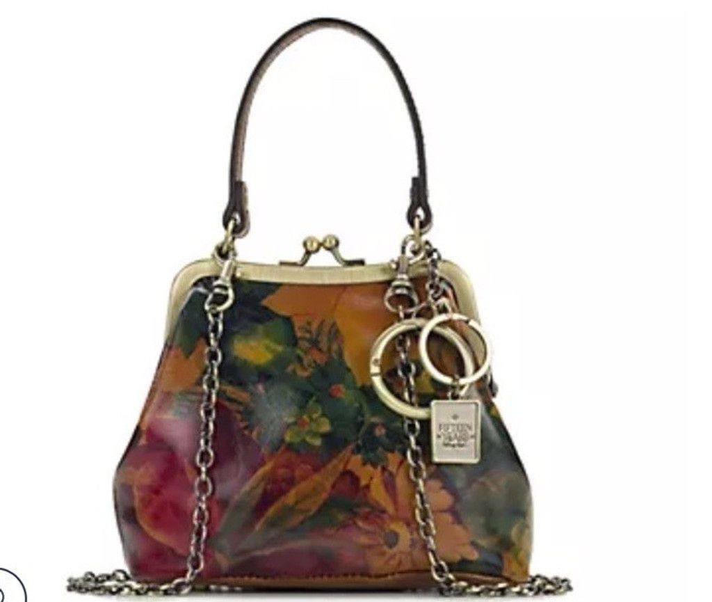 Patricia Nash Mini Laureana Crossbody - Multi Print NWT