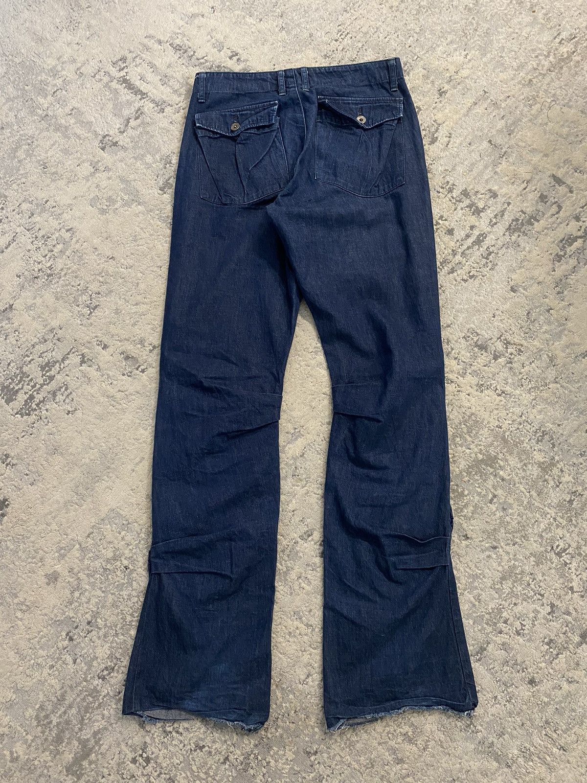Japanese Brand T.A.T.A. Ruffle Bootcut Pants Size US 29 - 5 Thumbnail