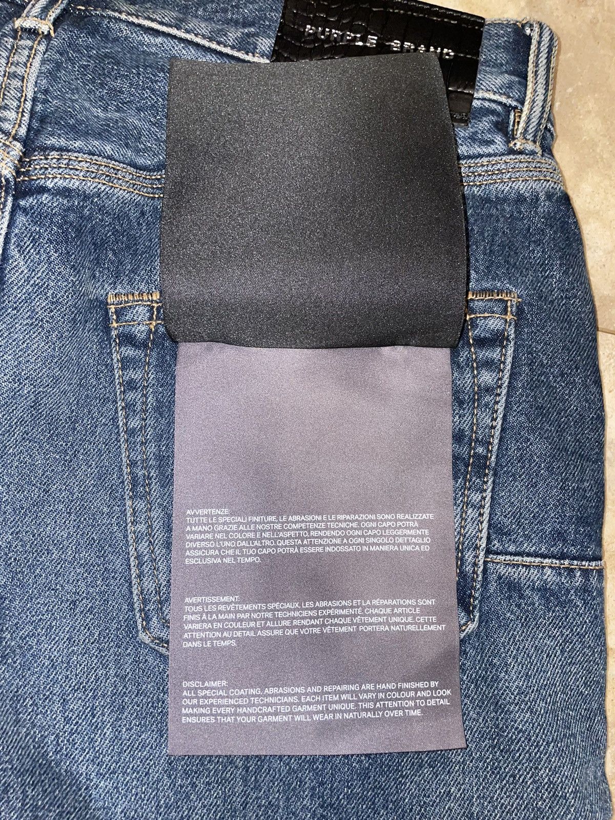 Limited Edition Black Label Purple Brand Jeans P011-TDIP223