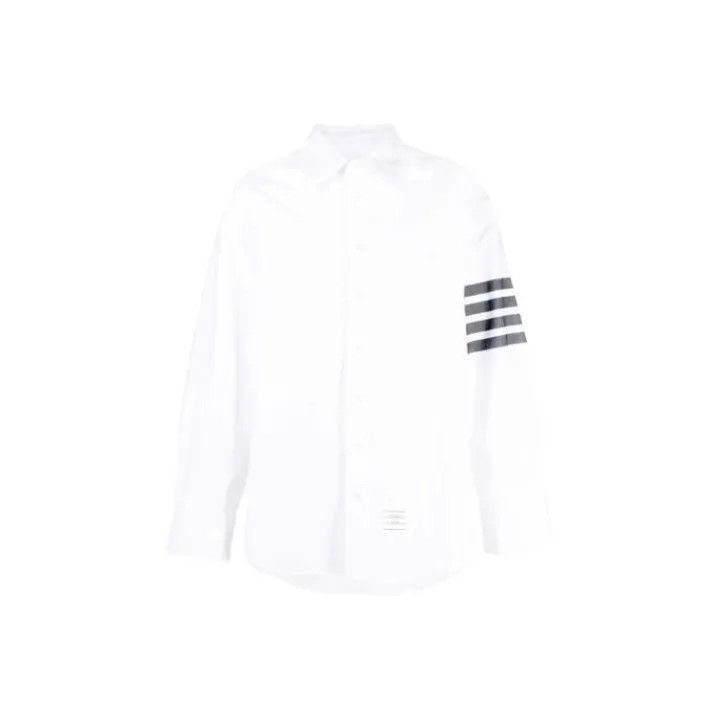 Thom Browne Thom Browne Classic Long Sleeve Shirt White -2507 Size US M / EU 48-50 / 2 - 5 Thumbnail