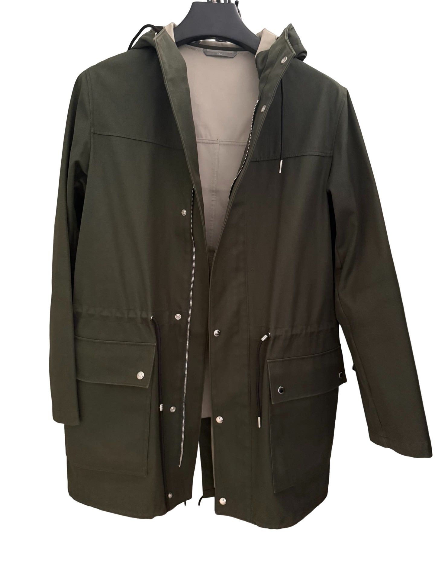 Dior Dior Olive Hooded Cotton Parka Size 44 Size US S / EU 44-46 / 1 - 1 Thumbnail