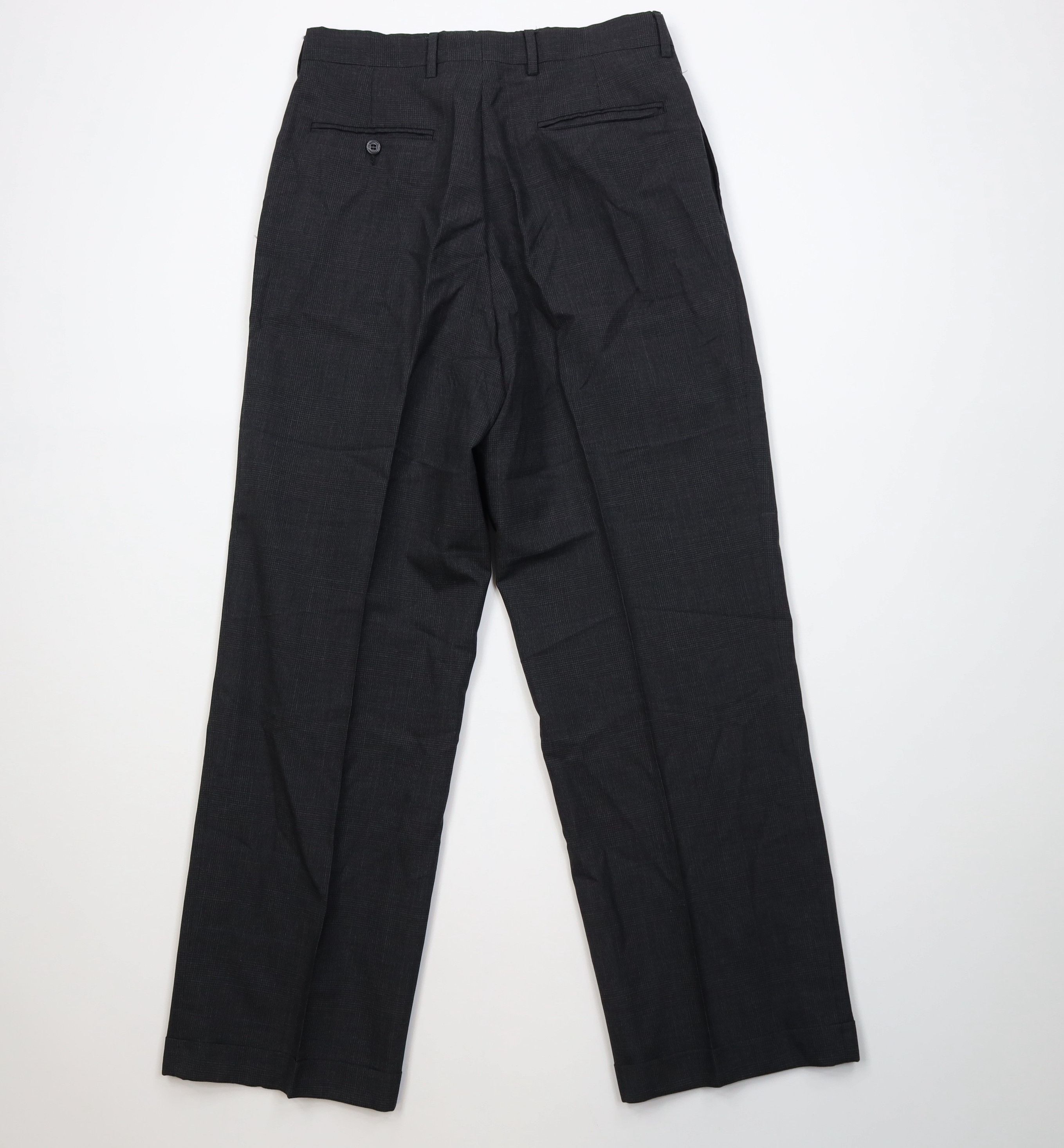 Jos. A. Bank Vintage 90s Jos A Bank Houndstooth Wide Leg Chino Pants USA Size US 30 / EU 46 - 8 Thumbnail