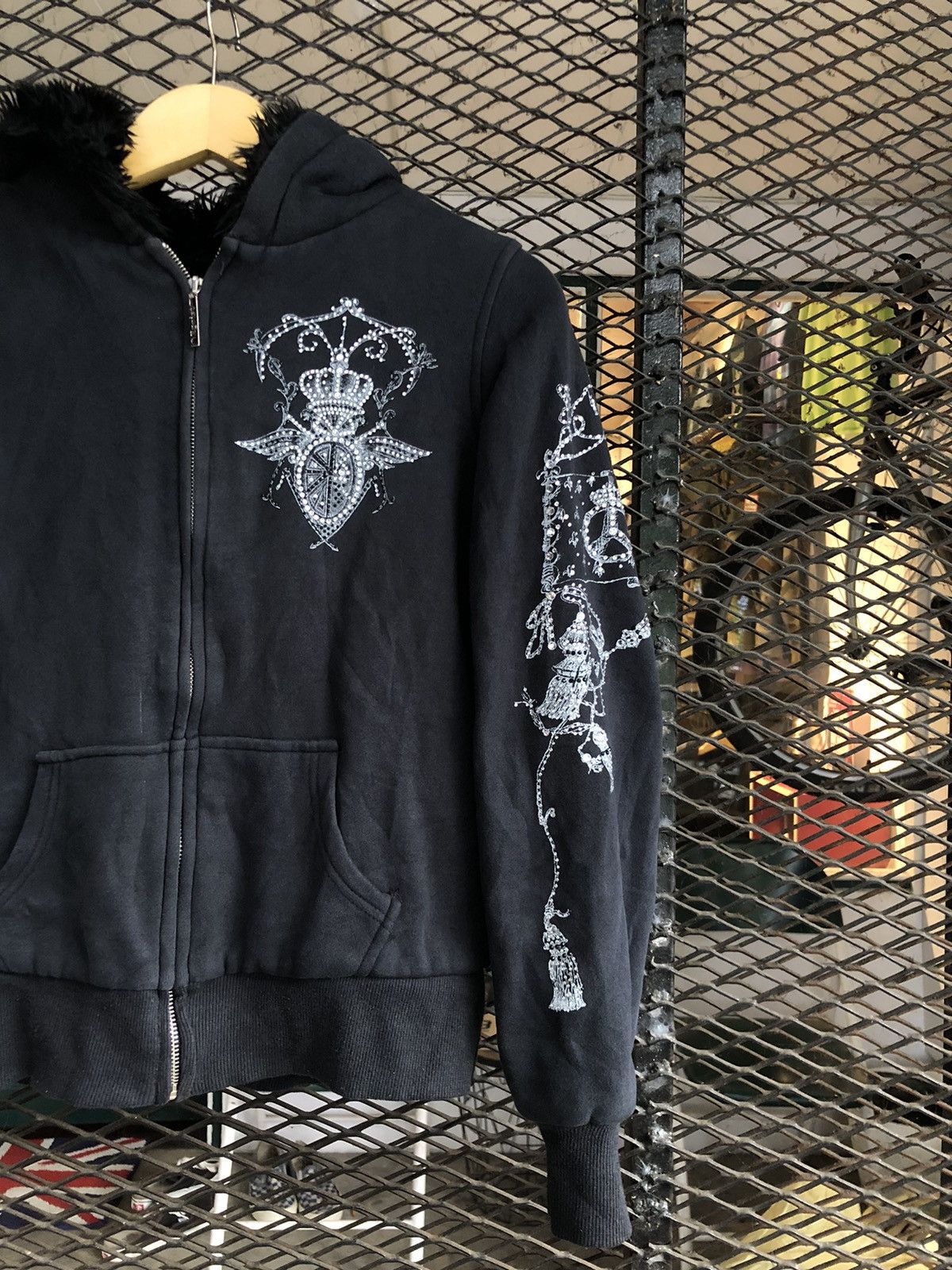 Japanese Brand JAPANESE EGOIST FUR ZIP HOODIE LGBSTYLE Size S / US 4 / IT 40 - 4 Thumbnail
