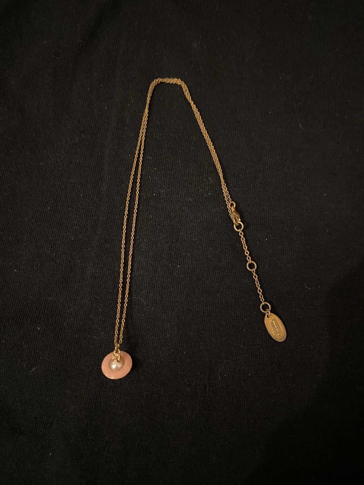 image of Vivienne Westwood Orb Pearl Necklaces in Pink, Men's