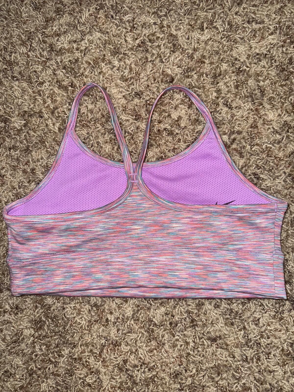 Nike Nike Big Kids' (Girls') Dri-fit Indy Sports Bra Size ONE SIZE - 5 Thumbnail