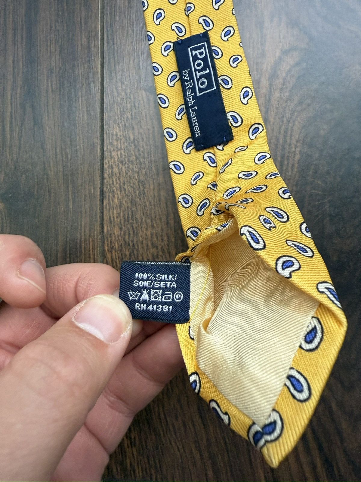 Polo Ralph Lauren Vintage Polo Ralph Lauren Tie Silk Old Money Y2K 00s Size ONE SIZE - 4 Thumbnail