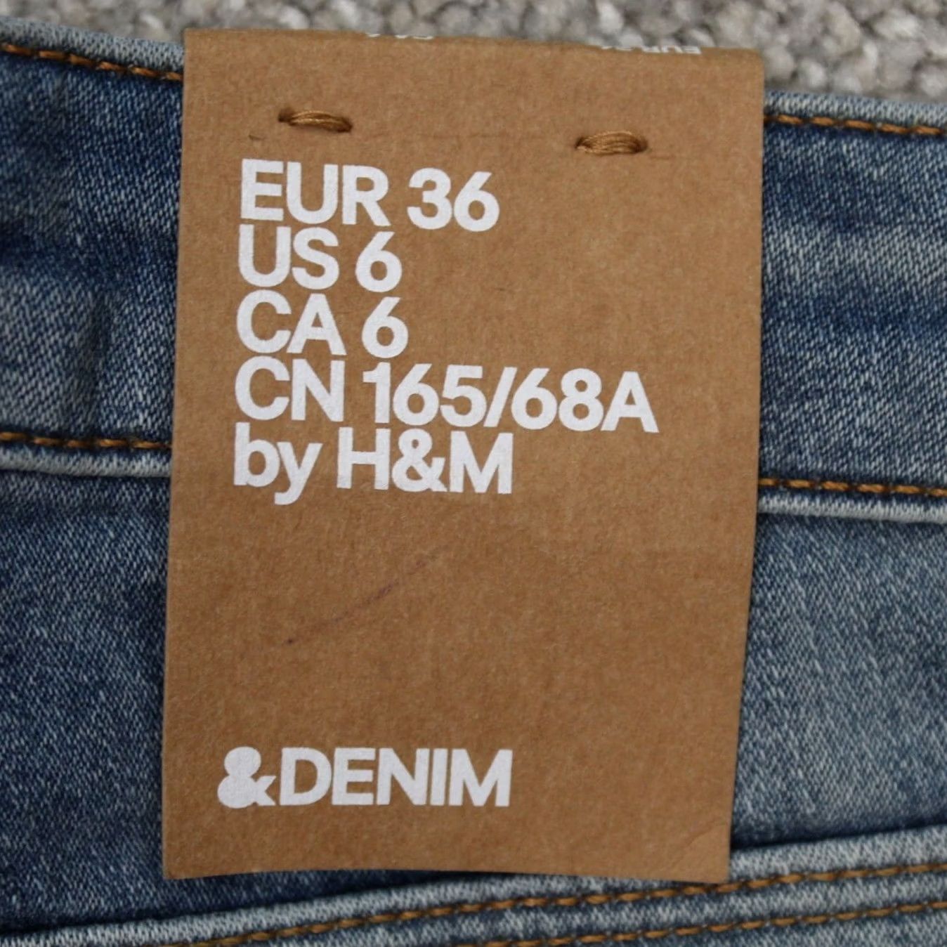 H&M H&M Denim Jean Shorts Womens 6 Blue Cotton Stretch 5-Pocket Cut Off NWT Jeans Shortie 90s Theme Girls? Size 28" / US 6 / IT 42 - 5 Thumbnail