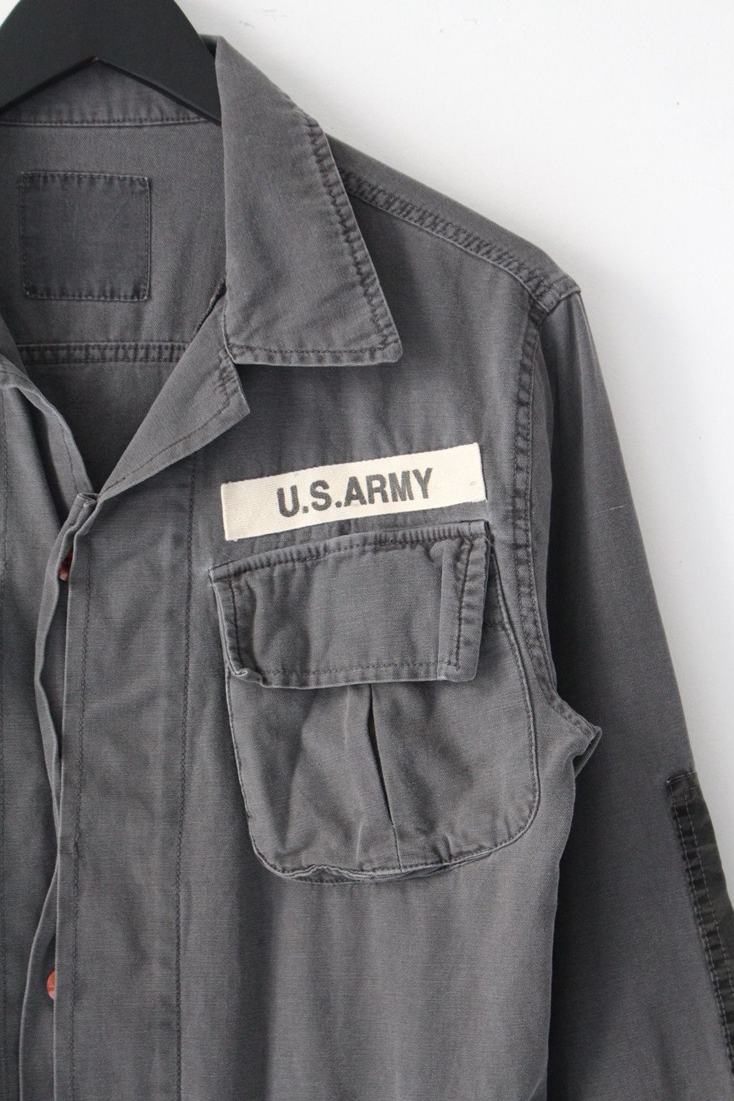 Vintage 2000S JAPANESE MADE 4-POCKET SHIRT JACKET “U.S. ARMY” BADGE Size US M / EU 48-50 / 2 - 4 Thumbnail
