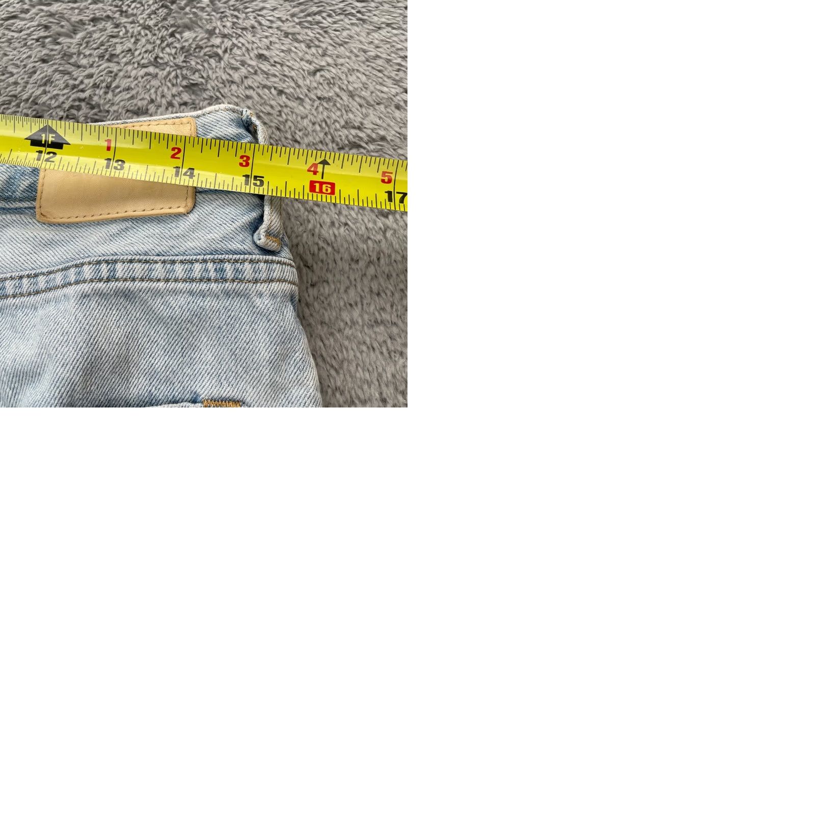 Everlane Everlane Jeans Womens Blue The Cheeky Straight Leg Denim Cotton Light Wash 30R Size 30" / US 8 / IT 44 - 9 Thumbnail