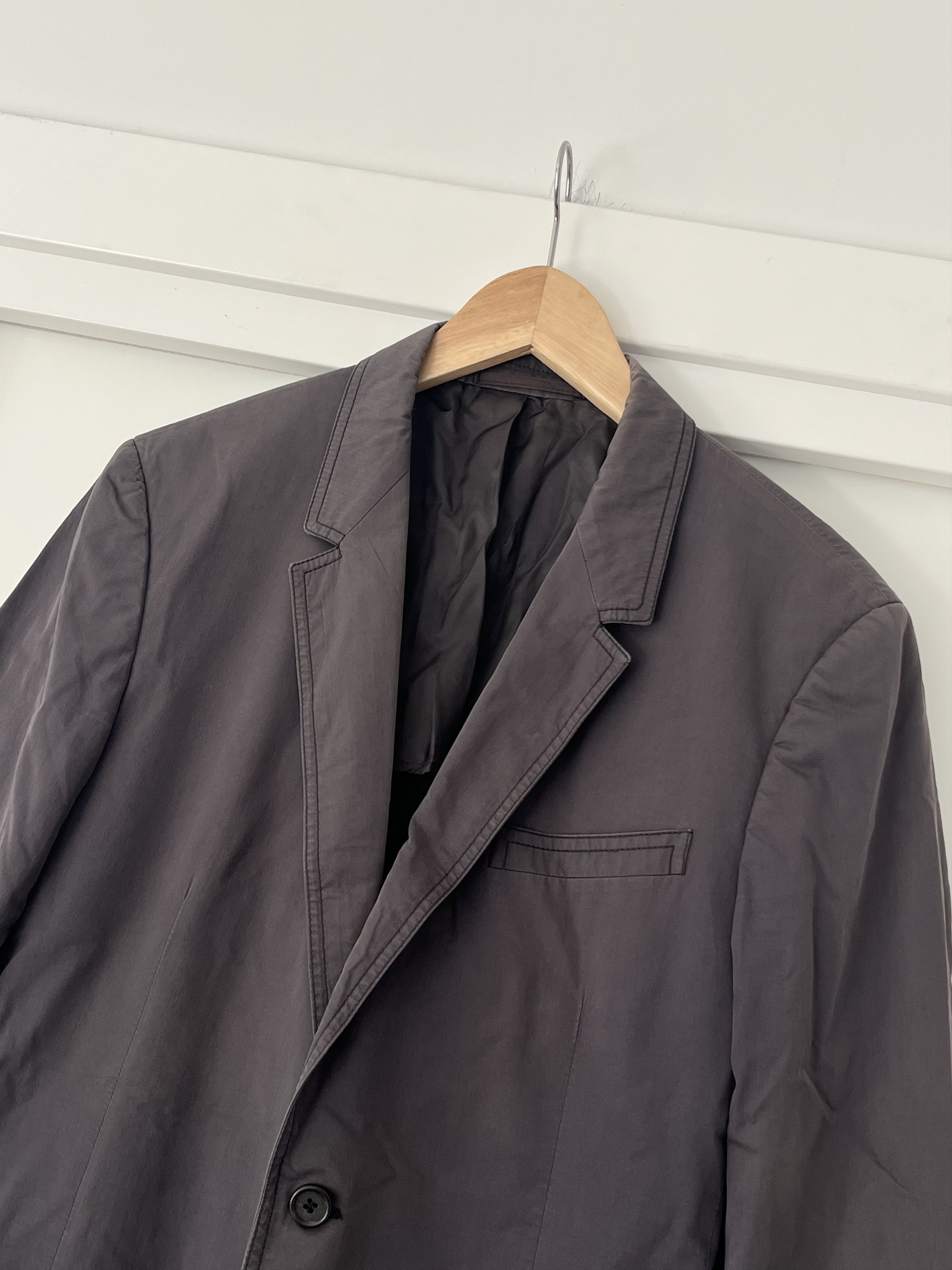 Prada Prada Jacket Blazer Coat Suit Red Tab Nylon Size US L / EU 52-54 / 3 - 5 Thumbnail