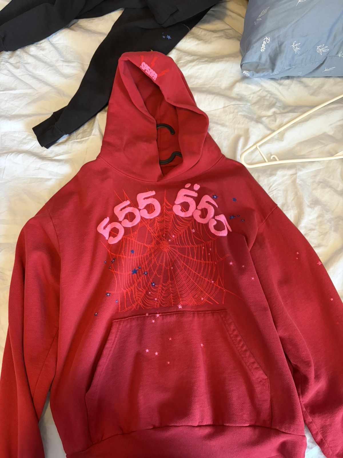 Sp5der Sp5der/Spider angel hoodie red Size US M / EU 48-50 / 2 - 1 Thumbnail