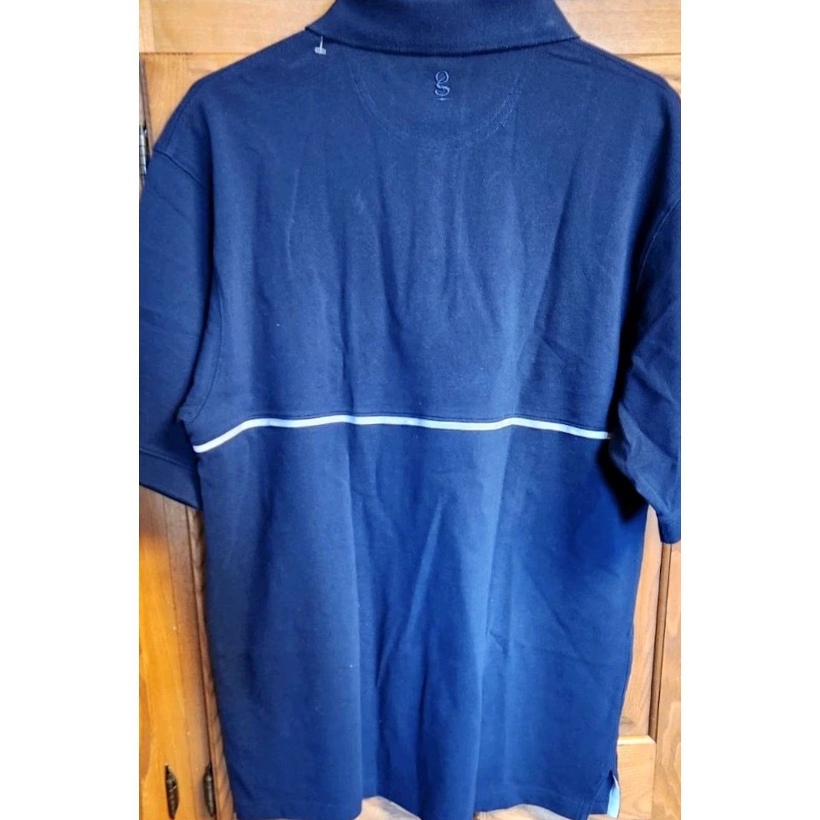 Vintage GEAR FOR SPORTS PEDIGREE Polo Shirt Mens L Blue Short Sleeve Embroidered New NWT Size US L / EU 52-54 / 3 - 4 Thumbnail