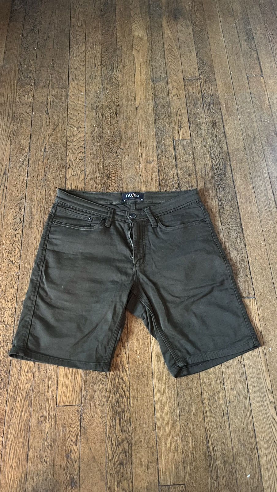 DUER Duer (Du/er) Slim Fit Flat front Shorts Size US 32 / EU 48 - 1 Thumbnail