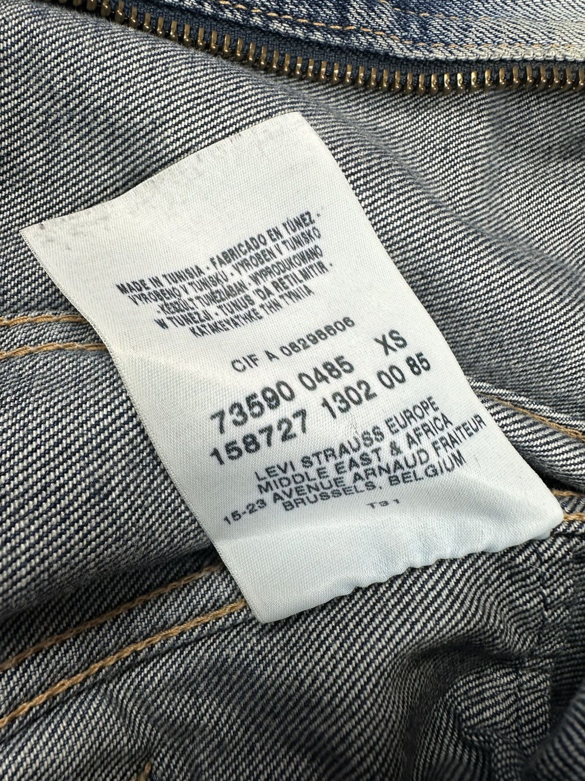 Levi's × Levi's Vintage Clothing × Vintage Vintage Levi’s Denim Zip Jacket Jeans Blazer Size XS Size XS / US 0-2 / IT 36-38 - 10 Thumbnail