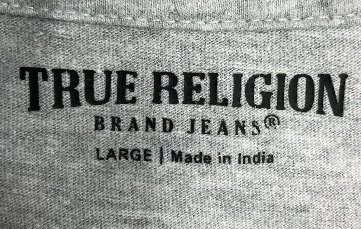 True Religion Vintage True Religion Brand Jeans T-Shirt Size US L / EU 52-54 / 3 - 7 Thumbnail
