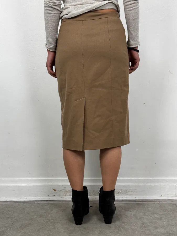 Moschino 2000s Moschino Beige Classy Skirt Size 26" / US 2 / IT 38 - 2 Thumbnail