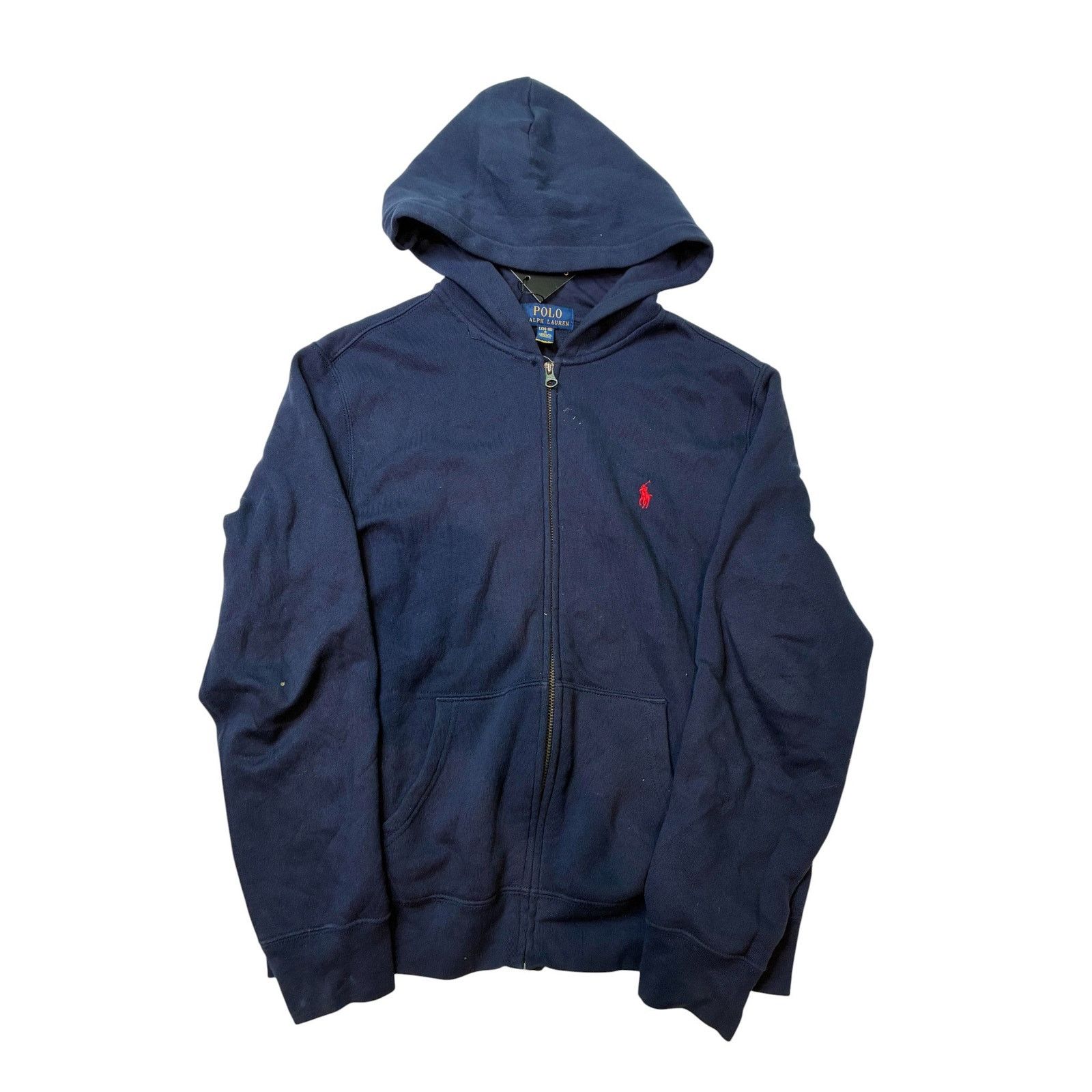 Polo Ralph Lauren Polo Ralph Lauren Navy & Red Zip Up Hoodie Size US L / EU 52-54 / 3 - 1 Thumbnail