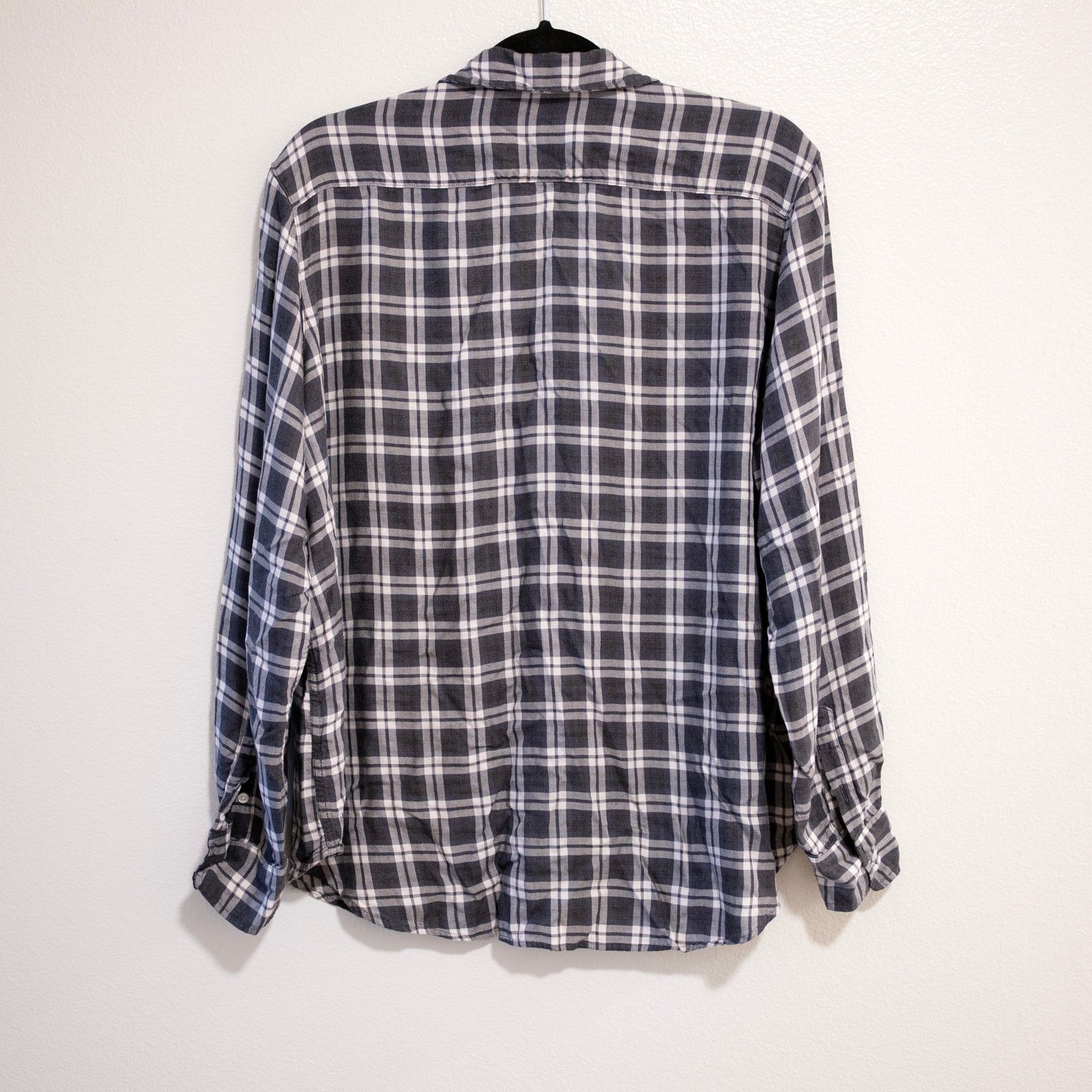 Frank & Eileen Frank & Eileen Eileen Shirt Gray White Windowpane Size L / US 10 / IT 46 - 5 Thumbnail