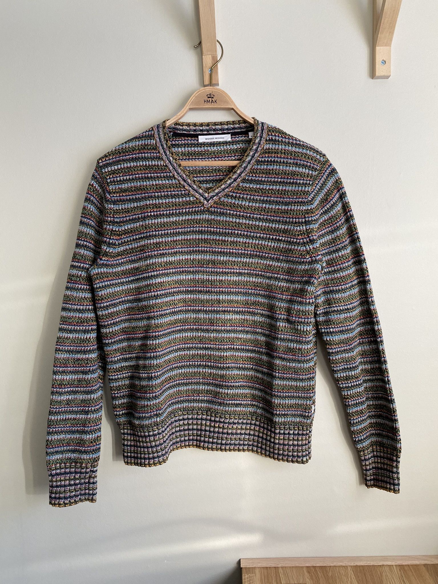 Acne Studios $320 - Vagn Multi Stripe Knit Size US S / EU 44-46 / 1 - 6 Thumbnail