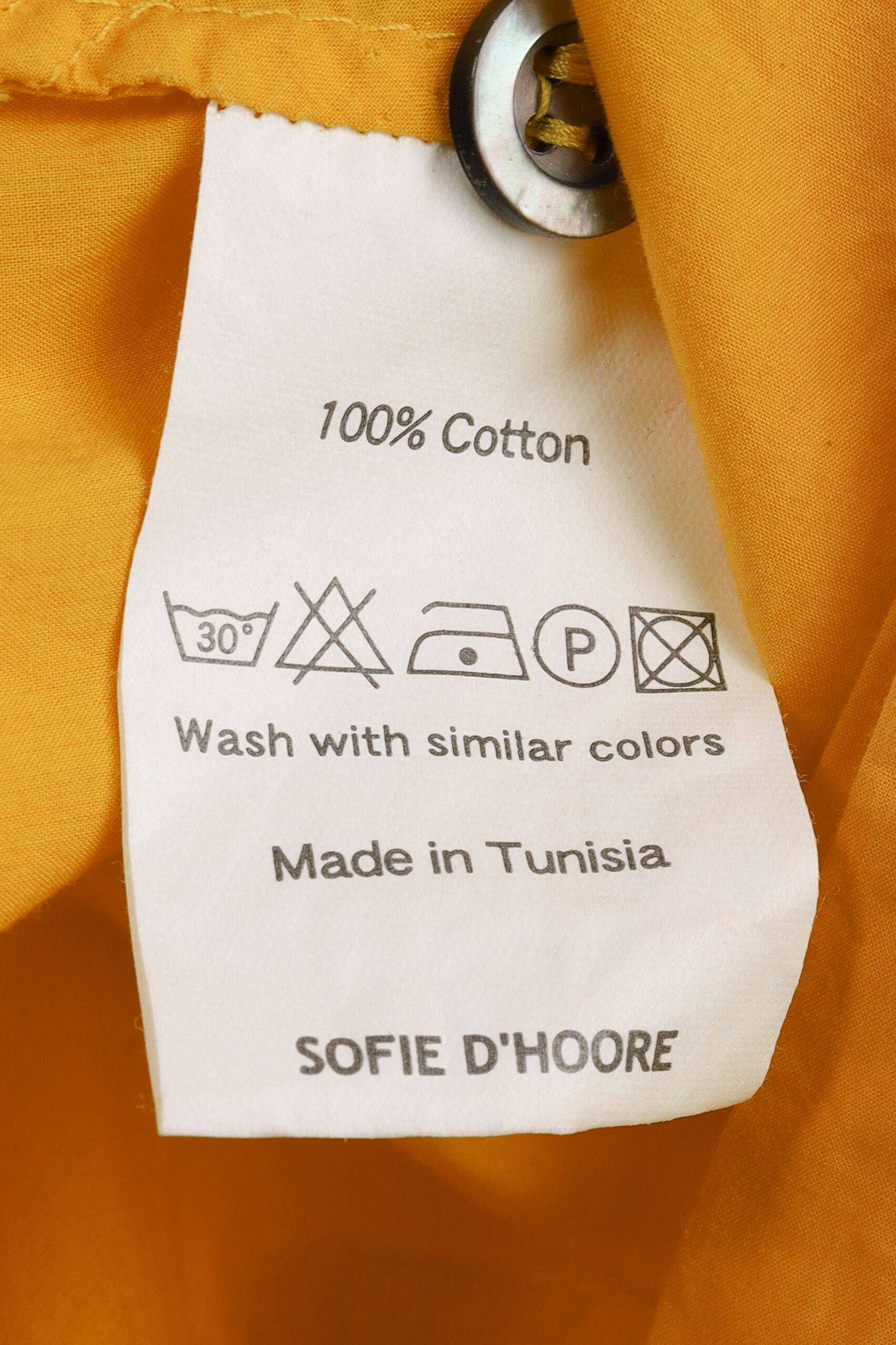 SOFIE D'HOORE Sofie D'Hoore Orange Button Up Tie Front Shirt Size M / US 6-8 / IT 42-44 - 9 Thumbnail