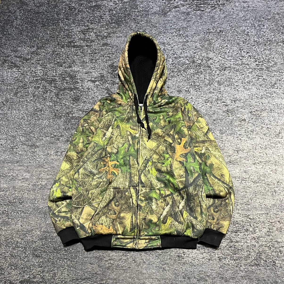Vintage TIMBER CREEK Y2K CAMO GRUNGE SKATER ZIP UP HOODIE XL Size US XL / EU 56 / 4 - 1 Thumbnail