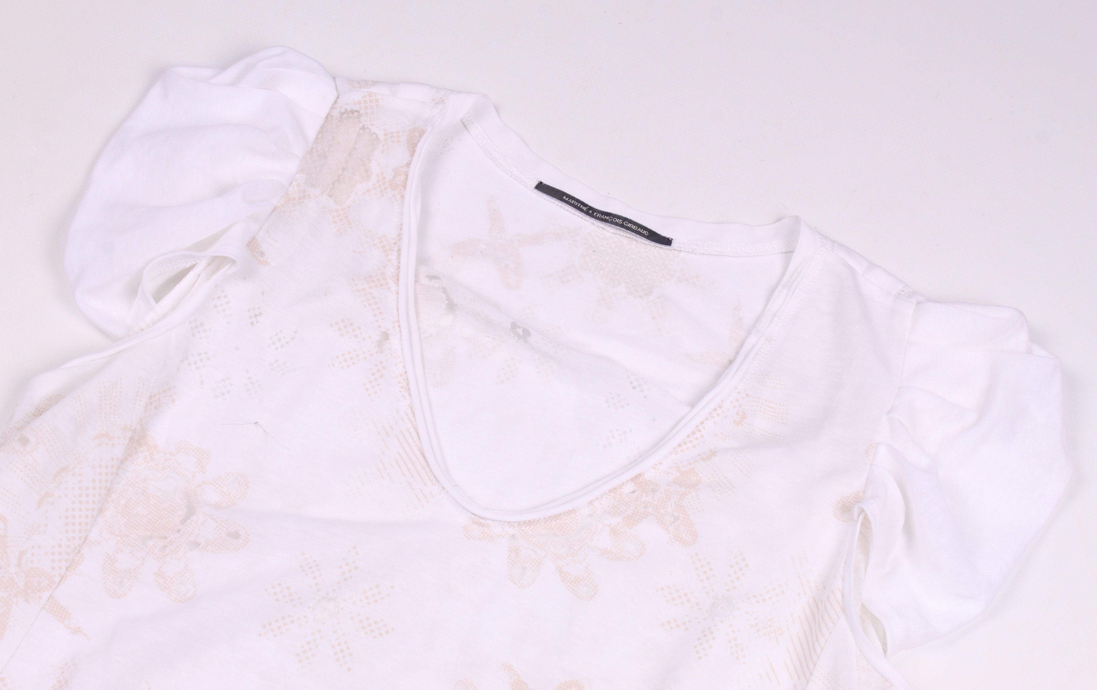 Marithe + Francois Girbaud Marithe Francois Girbaud Y2K Cottage Core Floral Top Tshirt Size S / US 4 / IT 40 - 5 Thumbnail