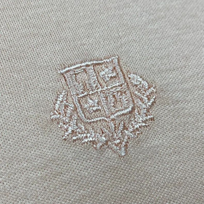 Loro Piana Loro Piana Light Pink Badge Embroidered Round Neck Short S Size M / US 6-8 / IT 42-44 - 2 Thumbnail