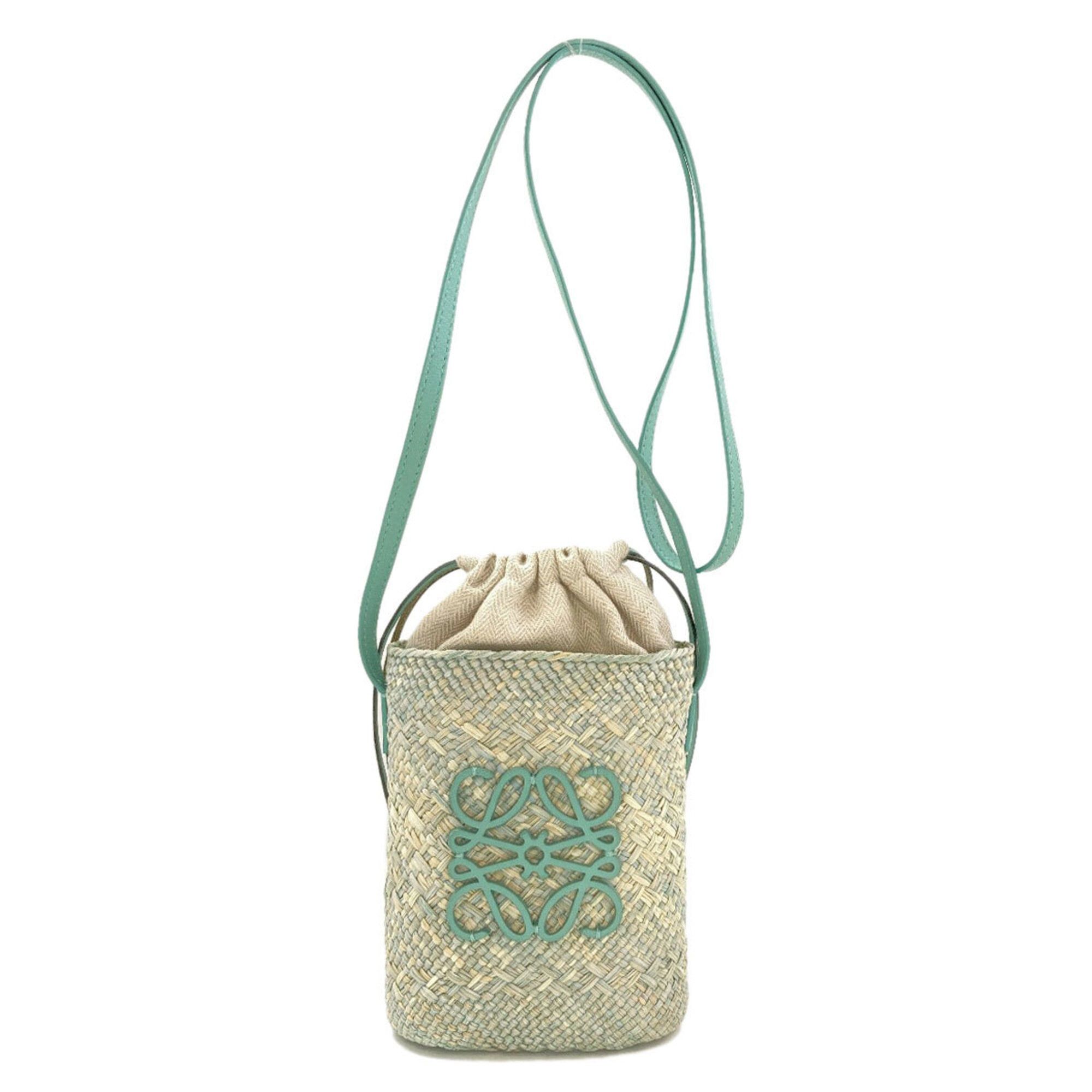 Loewe Loewe Square Pocket Shoulder Bag, Calfskin/Ilaca Palm, Women's Size ONE SIZE - 1 Thumbnail