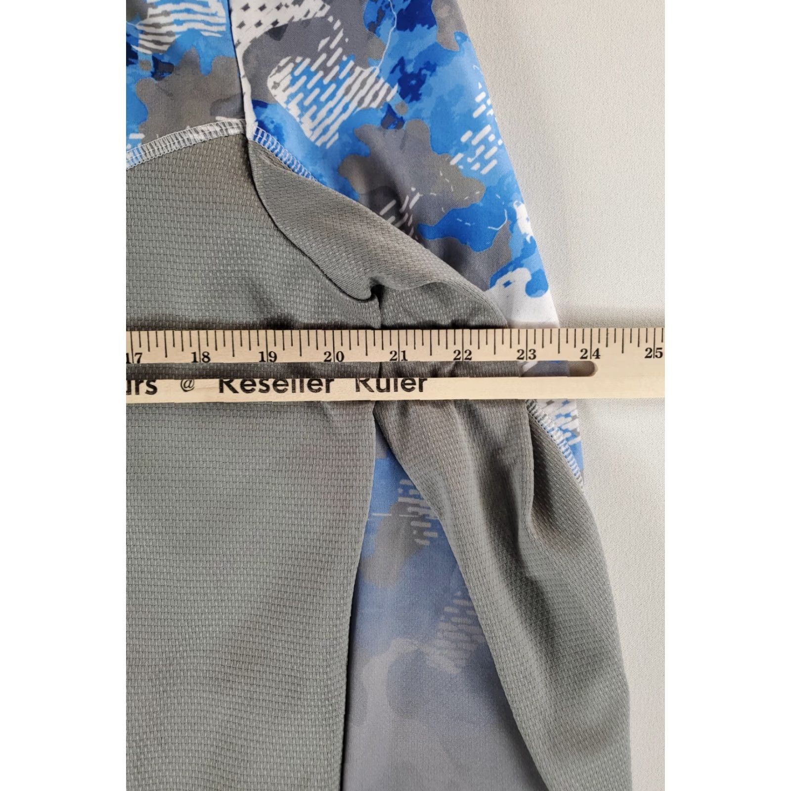 Vintage Huk Shirt Performance Fishing Long Sleeve Blue Gray Camo Mens M Size US M / EU 48-50 / 2 - 4 Thumbnail