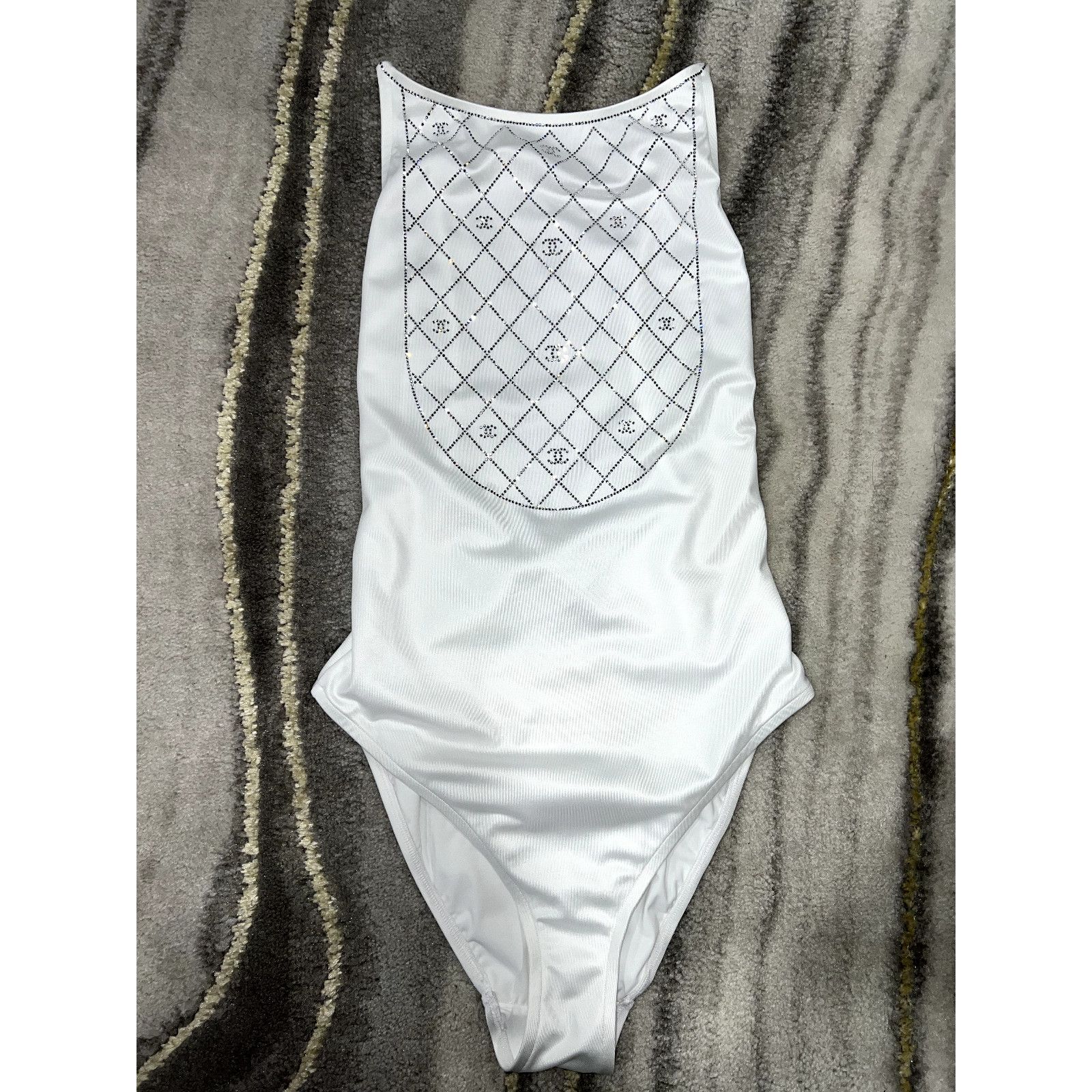 Chanel Chanel 23C Crystal One Piece Swimsuit Runway Bathingsuit 34 Size XXS / US 00 / IT 34 - 3 Thumbnail
