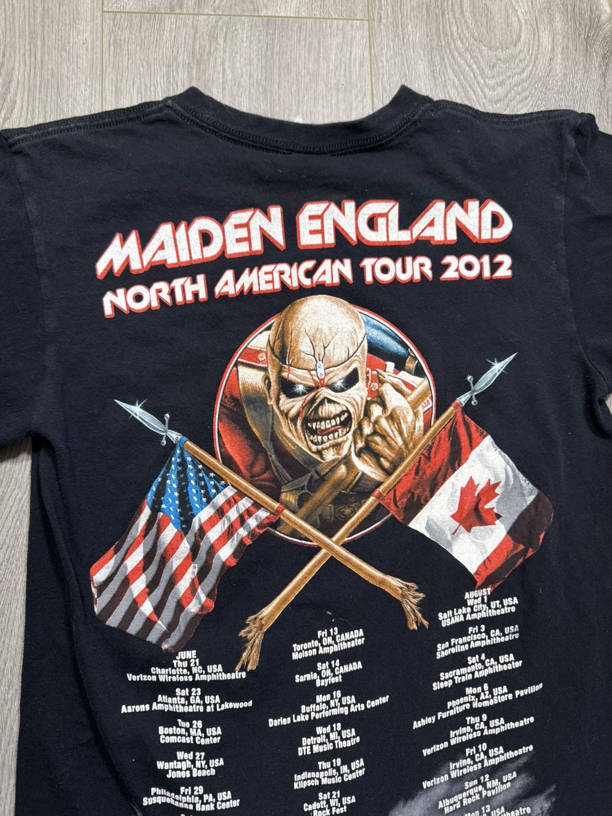 Band Tees × Iron Maiden IRON MAIDEN Maiden England 2012 North American Tour vintage Size US S / EU 44-46 / 1 - 4 Thumbnail