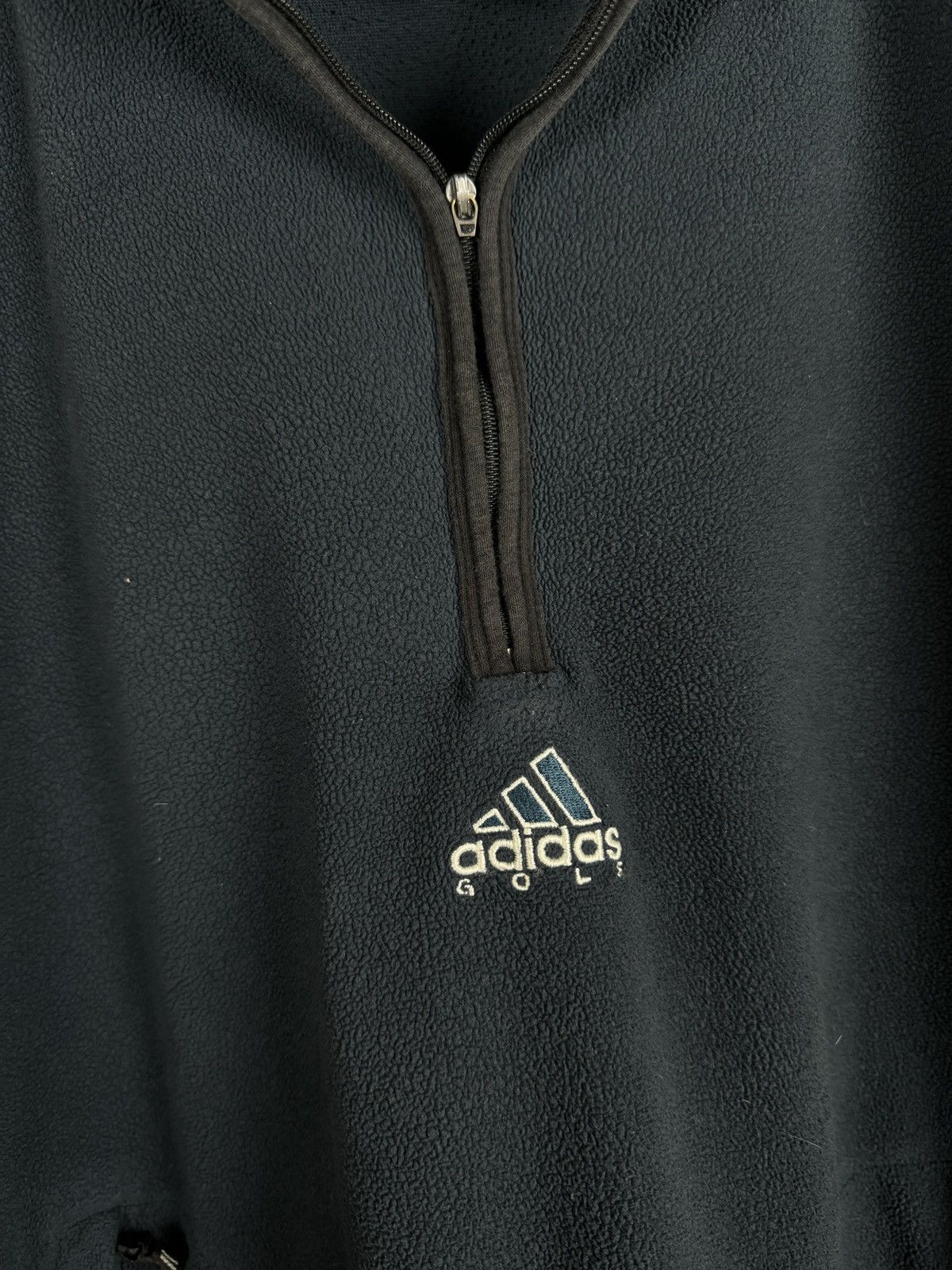 Adidas Adidas Golf vintage 90s half zip fleece sweater Size US L / EU 52-54 / 3 - 9 Thumbnail