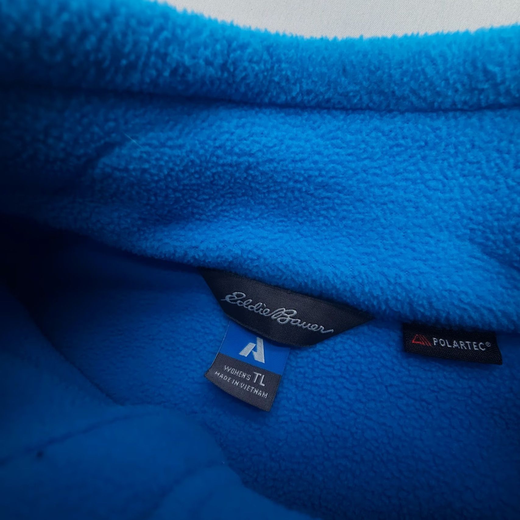 Eddie Bauer Eddie Bauer First Ascent Half Zip Fleece Pullover Light Jacket Large Tall Blue Size L / US 10 / IT 46 - 7 Thumbnail