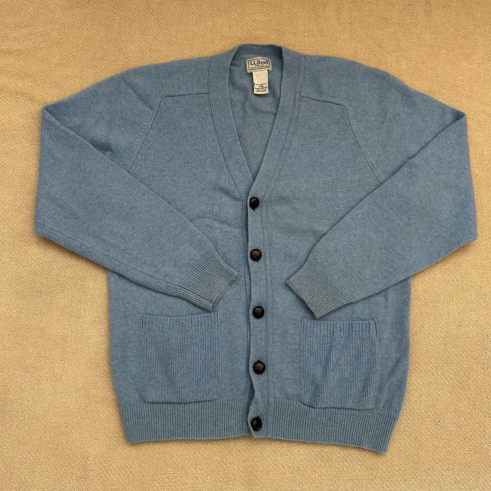 L.L. Bean Ll Bean Lamb Wool Knit Blue Cardigan Sweater Small Size US S / EU 44-46 / 1 - 1 Thumbnail