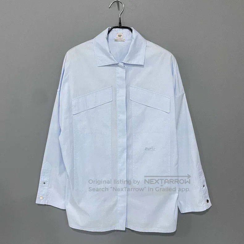 Hermes Hermes Light blue shirt Size XXS / US 00 / IT 34 - 1 Thumbnail