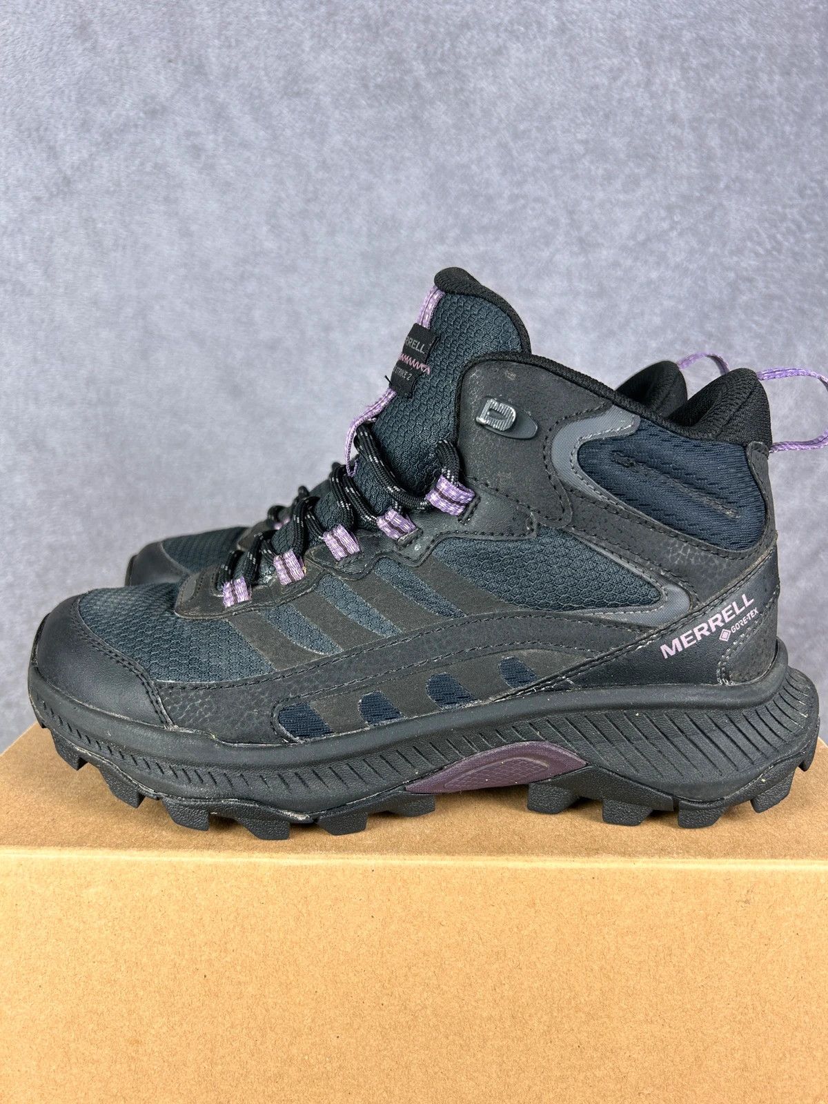 Merrell Marrell Gore-Tex Speed Strike 2 black hiking trekking Size US 7 / IT 37 - 2 Thumbnail