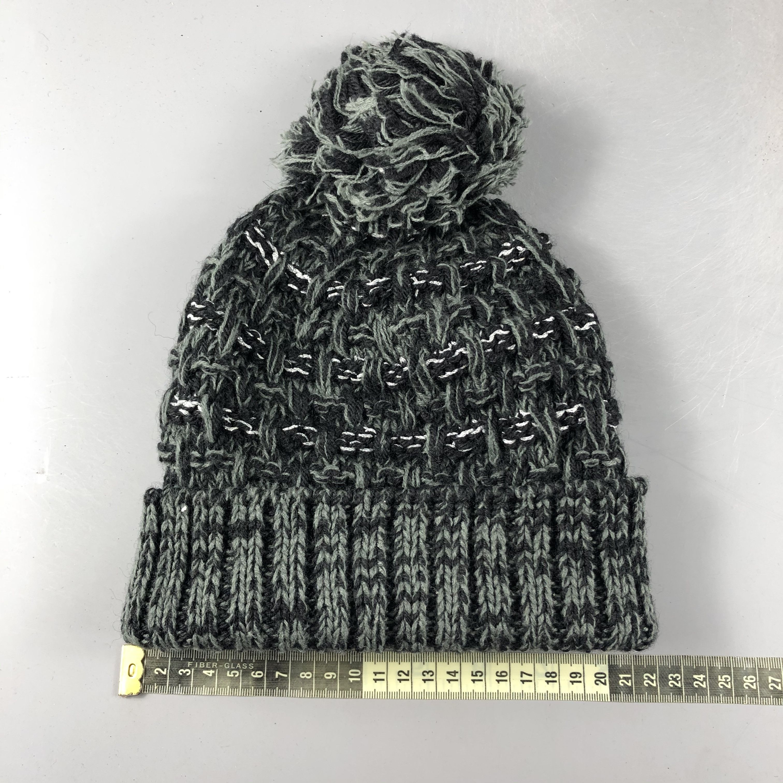 Japanese Brand × Vintage Ray Beams Pom Pom Beanie Snow Hat Snow Cap -D272 Size ONE SIZE - 4 Thumbnail