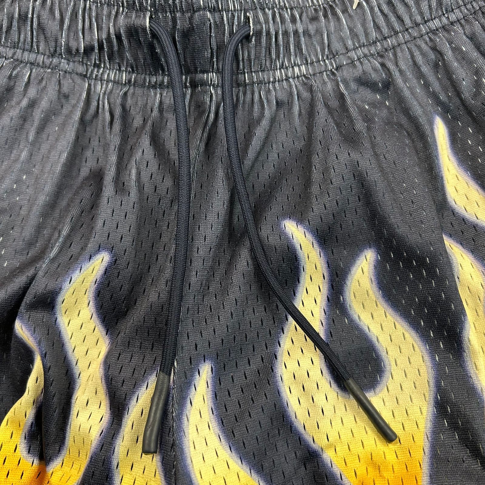 Stussy Inaka Power Orange Flame Mesh Shorts size Small S B3 Size US 30 / EU 46 - 3 Thumbnail