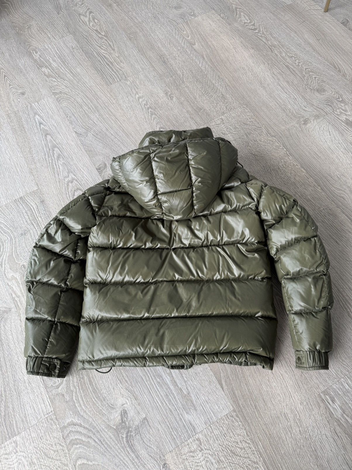Moncler Moncler Maya Hooded Short Down Jacket Olive Green Size US S / EU 44-46 / 1 - 3 Thumbnail