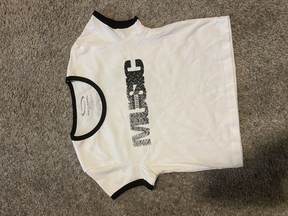 Vintage PBC “MUSIC” Parental Advisory T shirt Size XXL / US 16-18 / IT 52-54 - 1 Thumbnail