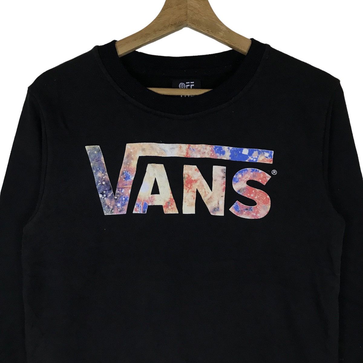 Vans Vintage Vans Spell Out Pullover Jumper Sweatshirt Size US M / EU 48-50 / 2 - 2 Thumbnail