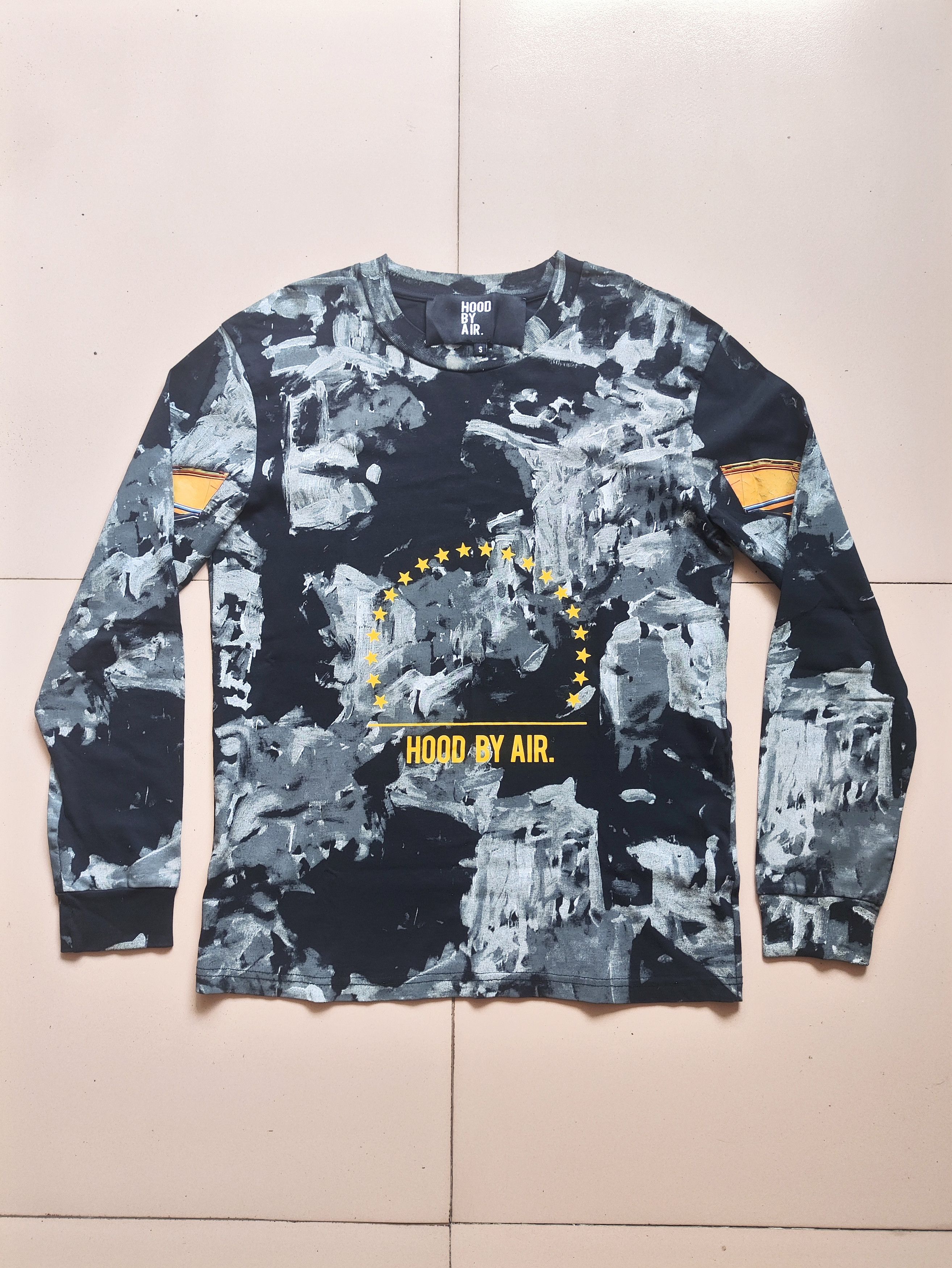 Hood By Air Hood By Air Thermal Map Long Sleeve Shirt | Grailed