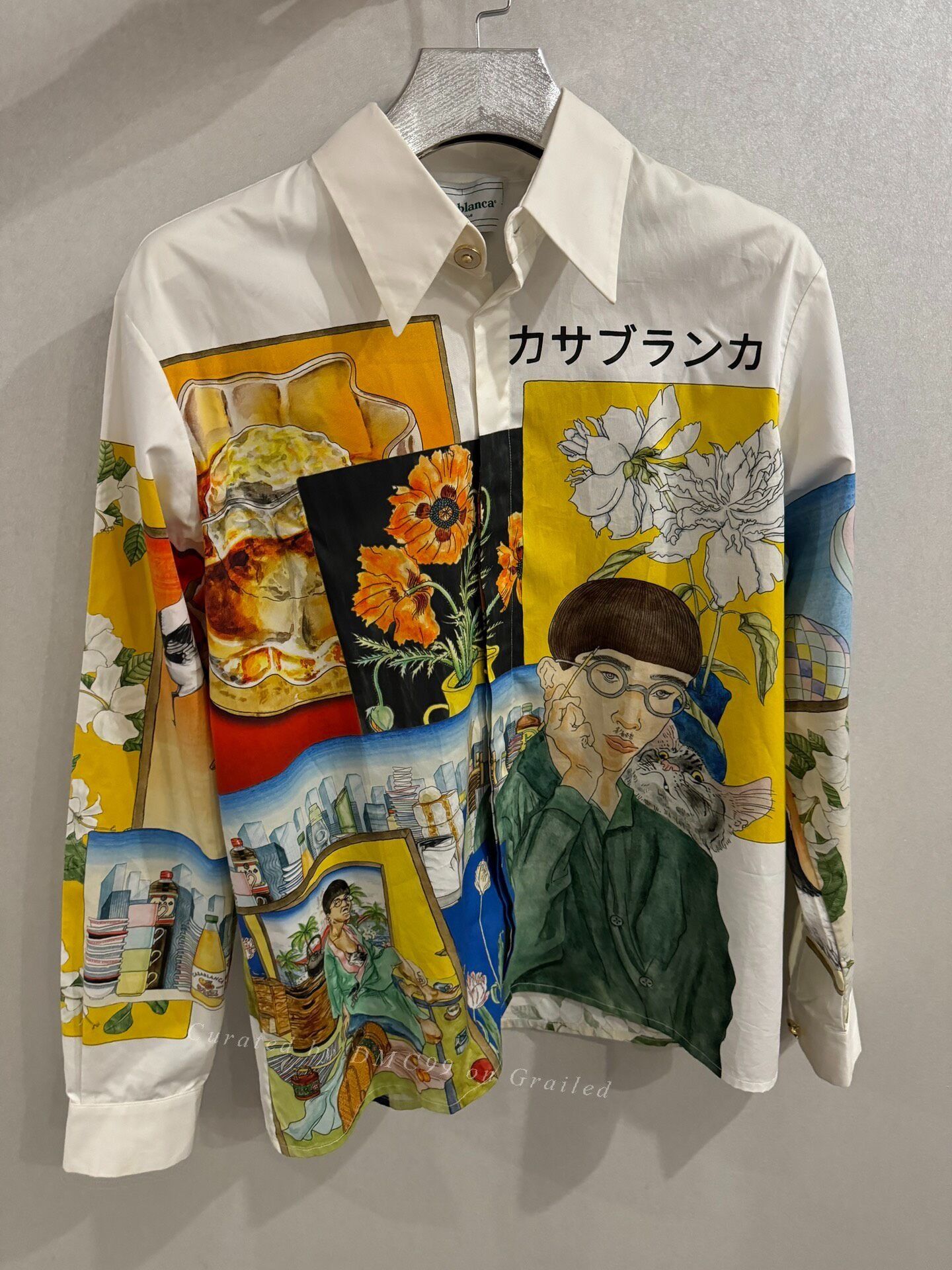 Casablanca Casablanca Portrait Print Shirt Size US M / EU 48-50 / 2 - 1 Thumbnail