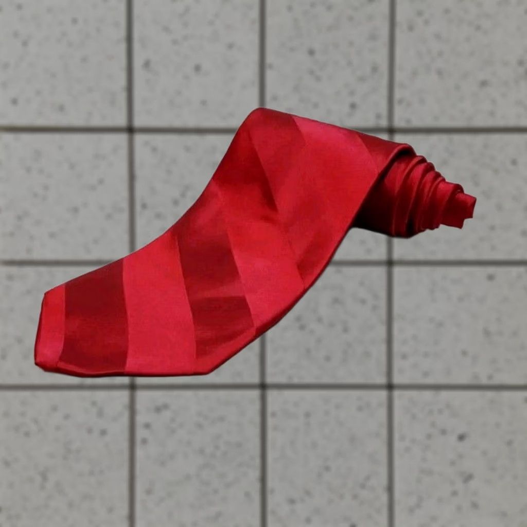 Vintage City Of London Silk Necktie Red Striped Tie 57" x 3.75" Men Tie Silk Striped Classic 57"-60" Adjustable Logo Vintage No Size ONE SIZE - 1 Thumbnail