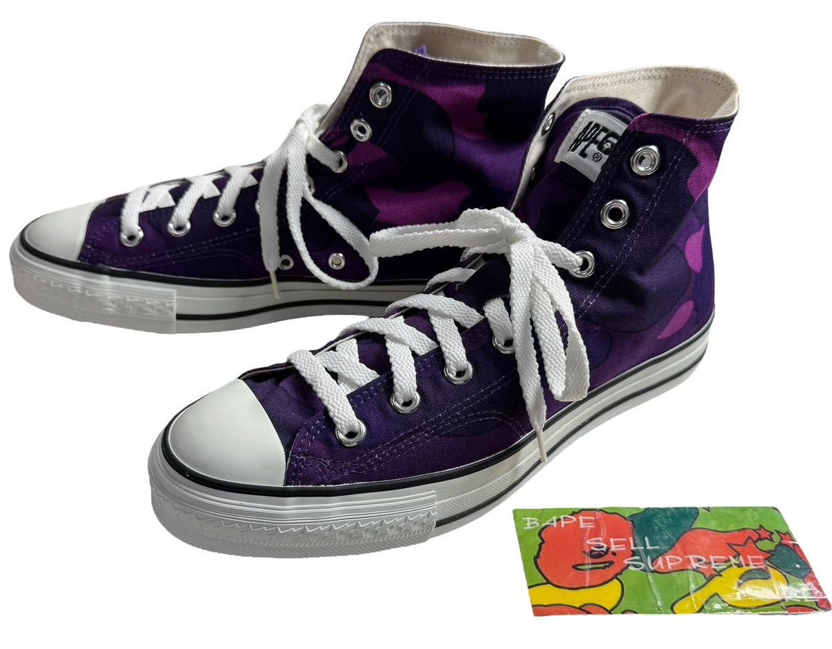Bape BAPE APESTA Purple camo Size US 9 / EU 42 - 1 Thumbnail