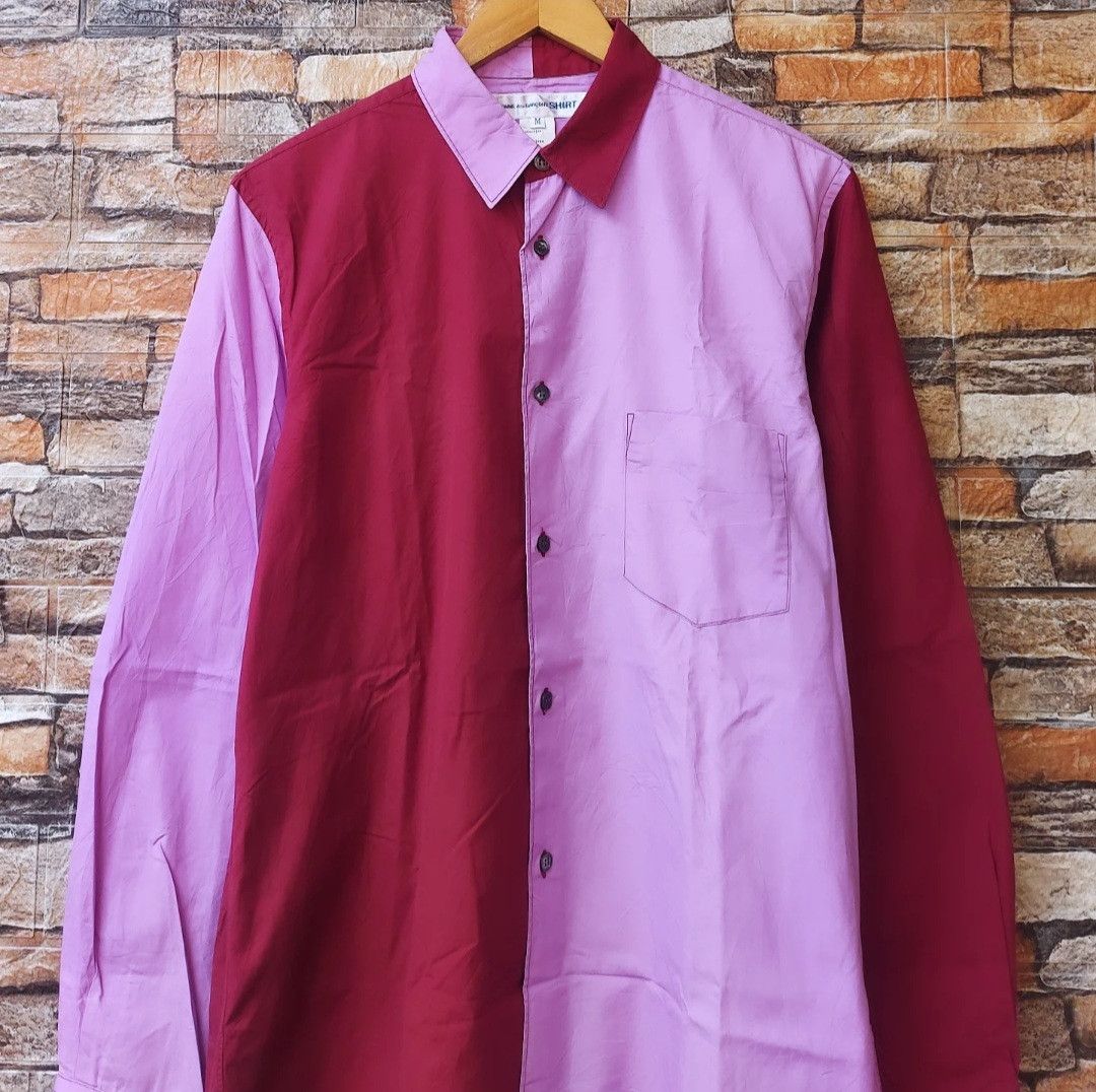 Comme des Garcons Comme des Garcons SHIRT Two Tone Size US M / EU 48-50 / 2 - 2 Thumbnail