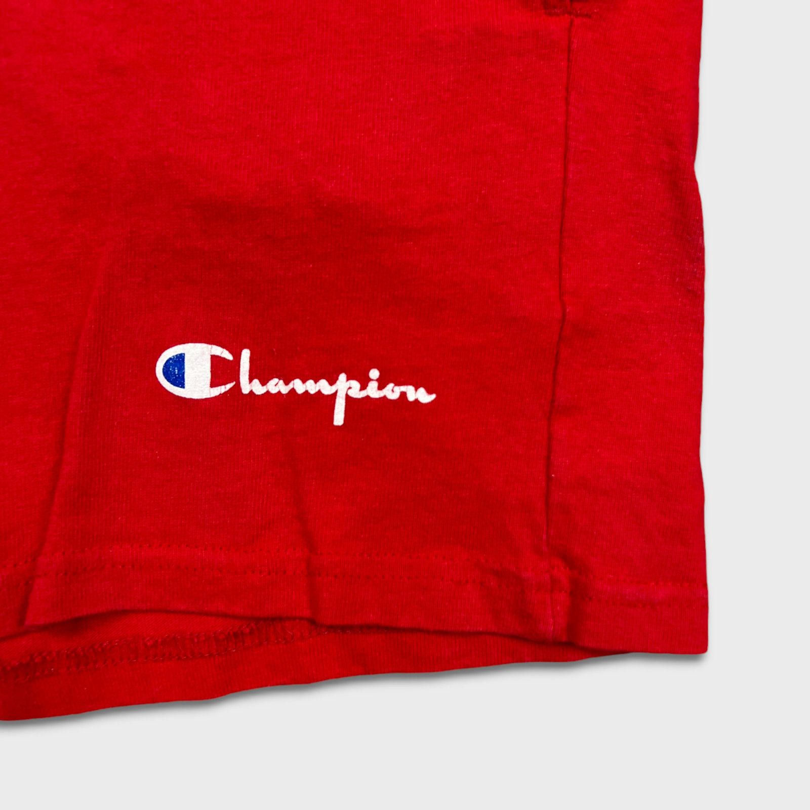 Champion × Vintage 90s Champion Shorts Medium Script Pocketed USA Fleece Gym Size US 32 / EU 48 - 3 Thumbnail