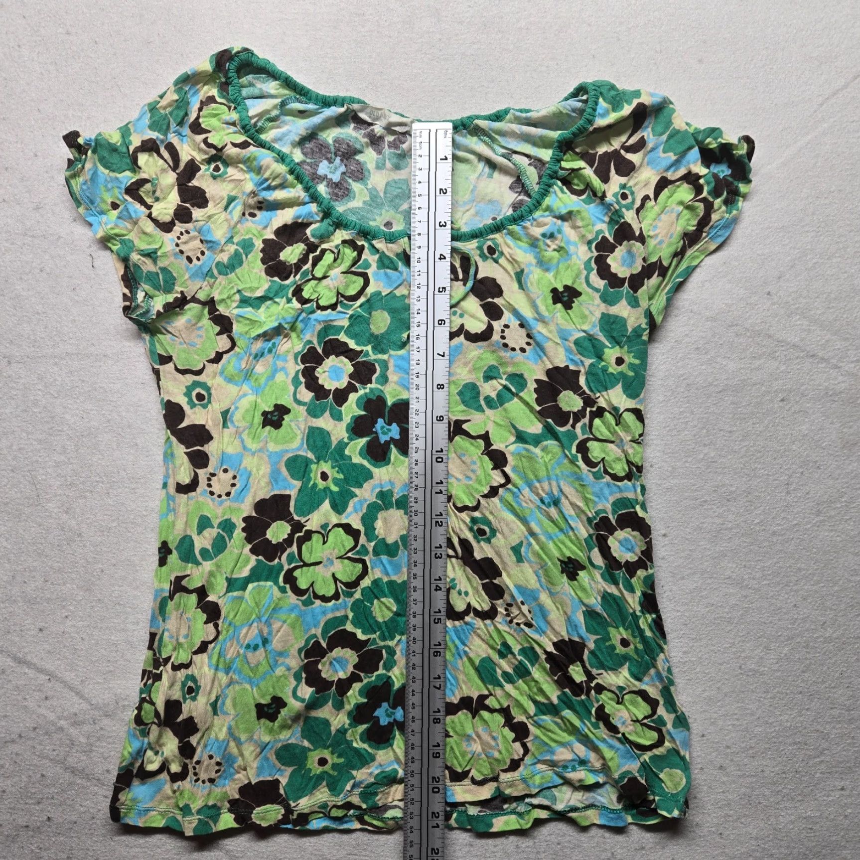 Old Navy Old Navy Shirt Women Adult Medium Green Four Leaf Cover Irish Top Size M / US 6-8 / IT 42-44 - 4 Thumbnail