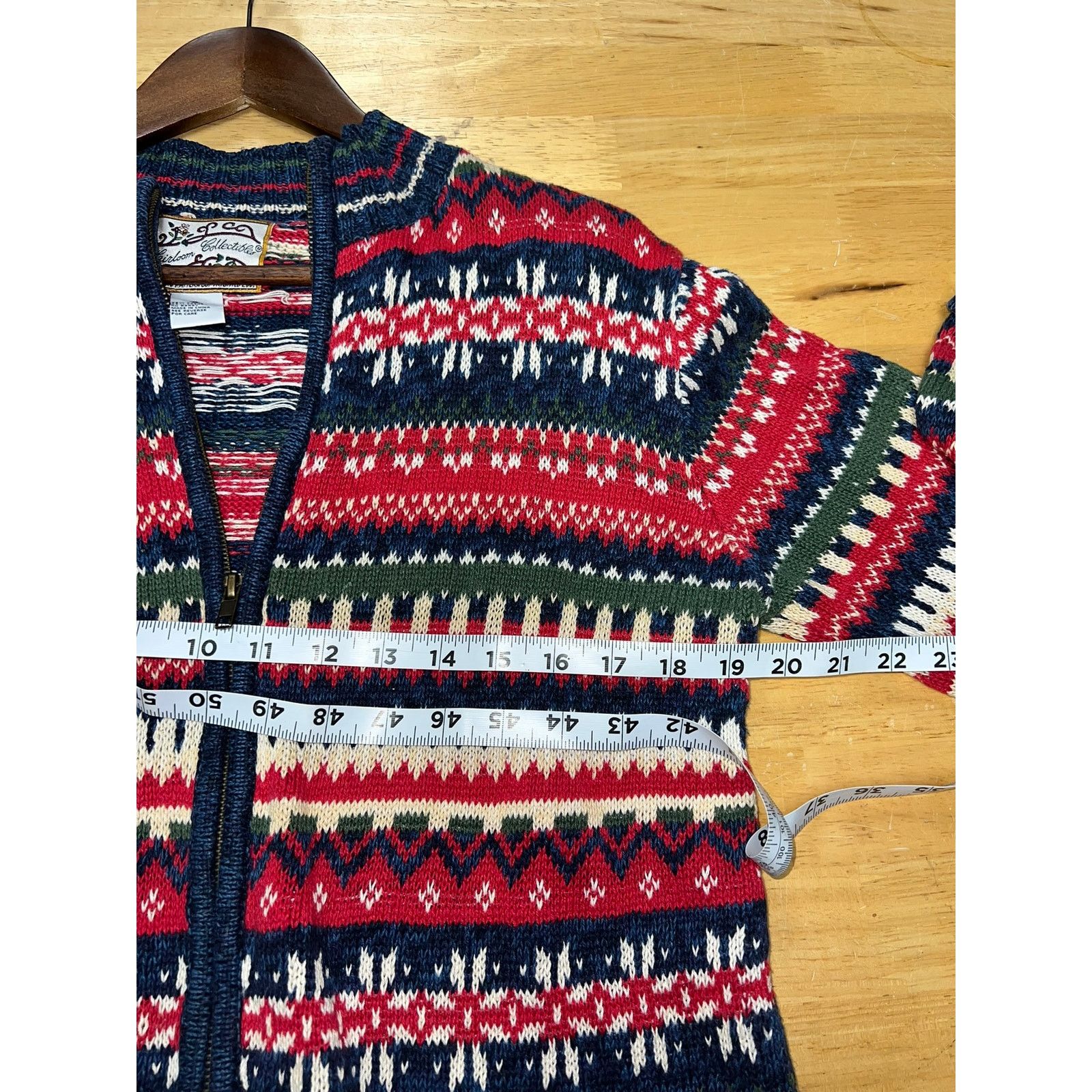 JH Collectibles Womens Heirloom Collectibles Sweater Multicolor Full Zip S Size US S / EU 44-46 / 1 - 9 Thumbnail