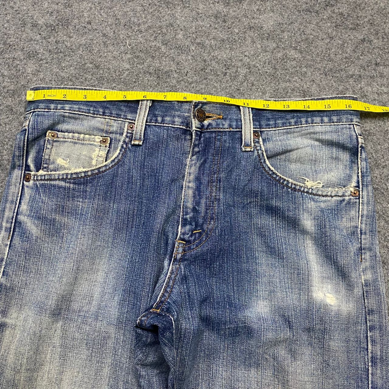 Edwin 💥Best Offer💥Vintage Edwin 503 Distressed Denim Size US 34 / EU 50 - 4 Thumbnail